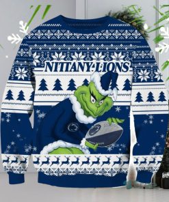 NCAA Penn State Nittany Lions Logo Grinch AOP Ugly Christmas Sweater Christmas Gift For Men And Women