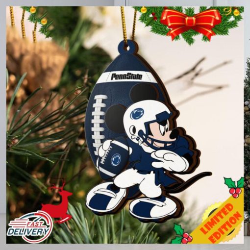 NCAA Penn State Nittany Lions Mickey Mouse Christmas Ornament 2023 Christmas Tree Decorations