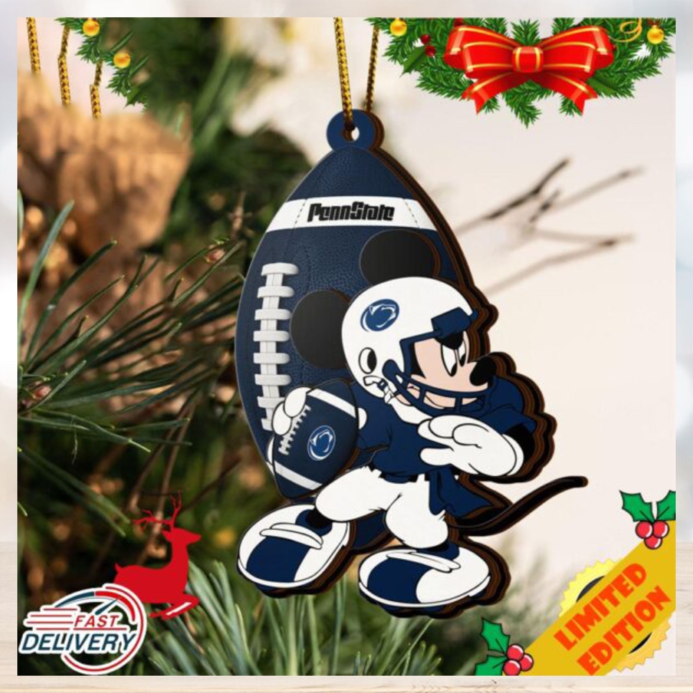 NCAA Penn State Nittany Lions Mickey Mouse Christmas Ornament 2023 Christmas Tree Decorations NCAA Penn State Nittany Lions Mickey Mouse Christmas Ornament 2023 Christmas Tree Decorations