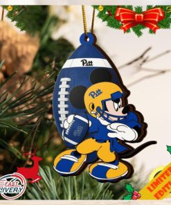 NCAA Pittsburgh Panthers Mickey Mouse Christmas Ornament 2023 Christmas Tree Decorations