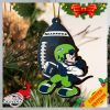NCAA Seattle Seahawks Mickey Mouse Christmas Ornament 2023 Christmas Tree Decorations