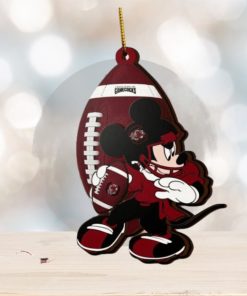 NCAA South Carolina Gamecocks Mickey Mouse Christmas Ornament 2023 Christmas Tree Decorations