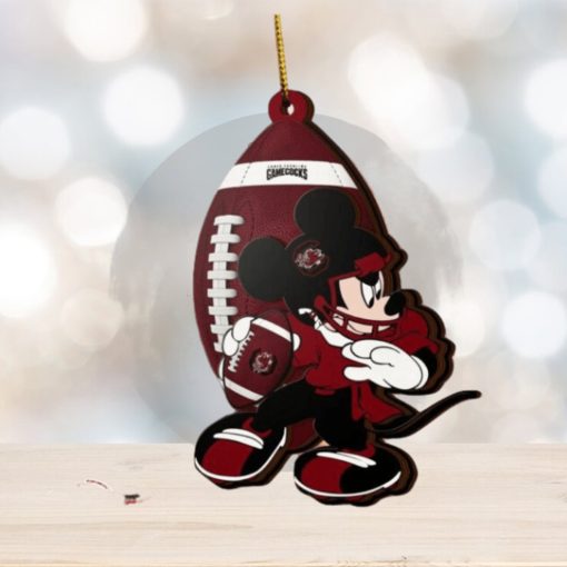 NCAA South Carolina Gamecocks Mickey Mouse Christmas Ornament 2023 Christmas Tree Decorations