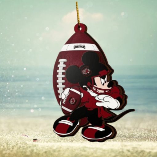 NCAA South Carolina Gamecocks Mickey Mouse Christmas Ornament 2023 Christmas Tree Decorations