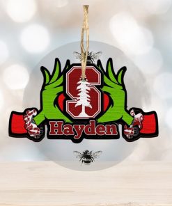 NCAA Stanford Cardinal Grinch Christmas Ornament