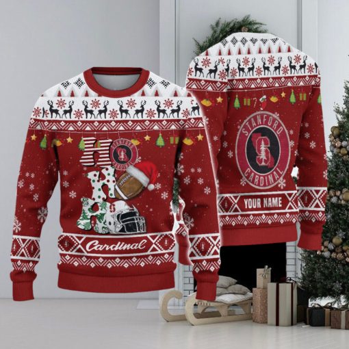 NCAA Stanford Cardinal HO HO HO Custom Ugly Christmas Sweater