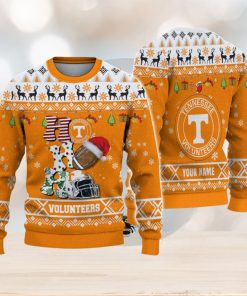 NCAA Tennessee Volunteers HO HO HO Custom Ugly Christmas Sweater