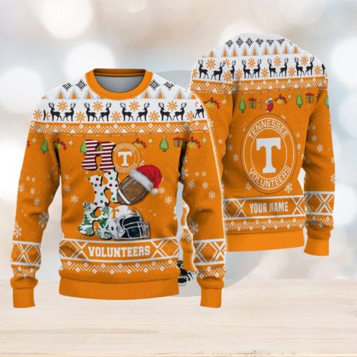 NCAA Tennessee Volunteers HO HO HO Custom Ugly Christmas Sweater