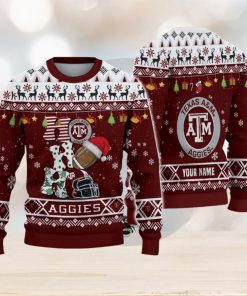 NCAA Texas A&M Aggies HO HO HO Custom Ugly Christmas Sweater