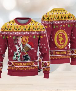 NCAA USC Trojans HO HO HO Custom Ugly Christmas Sweater