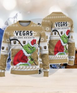 NCAA Vegas Golden Knights Football Fans Sweater Grinch Ugly Sweater Christmas Xmas Gift