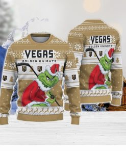 NCAA Vegas Golden Knights Football Fans Sweater Grinch Ugly Sweater Christmas Xmas Gift