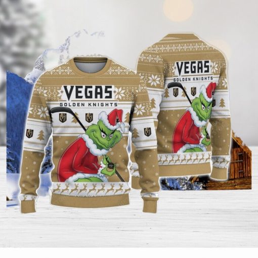 NCAA Vegas Golden Knights Football Fans Sweater Grinch Ugly Sweater Christmas Xmas Gift