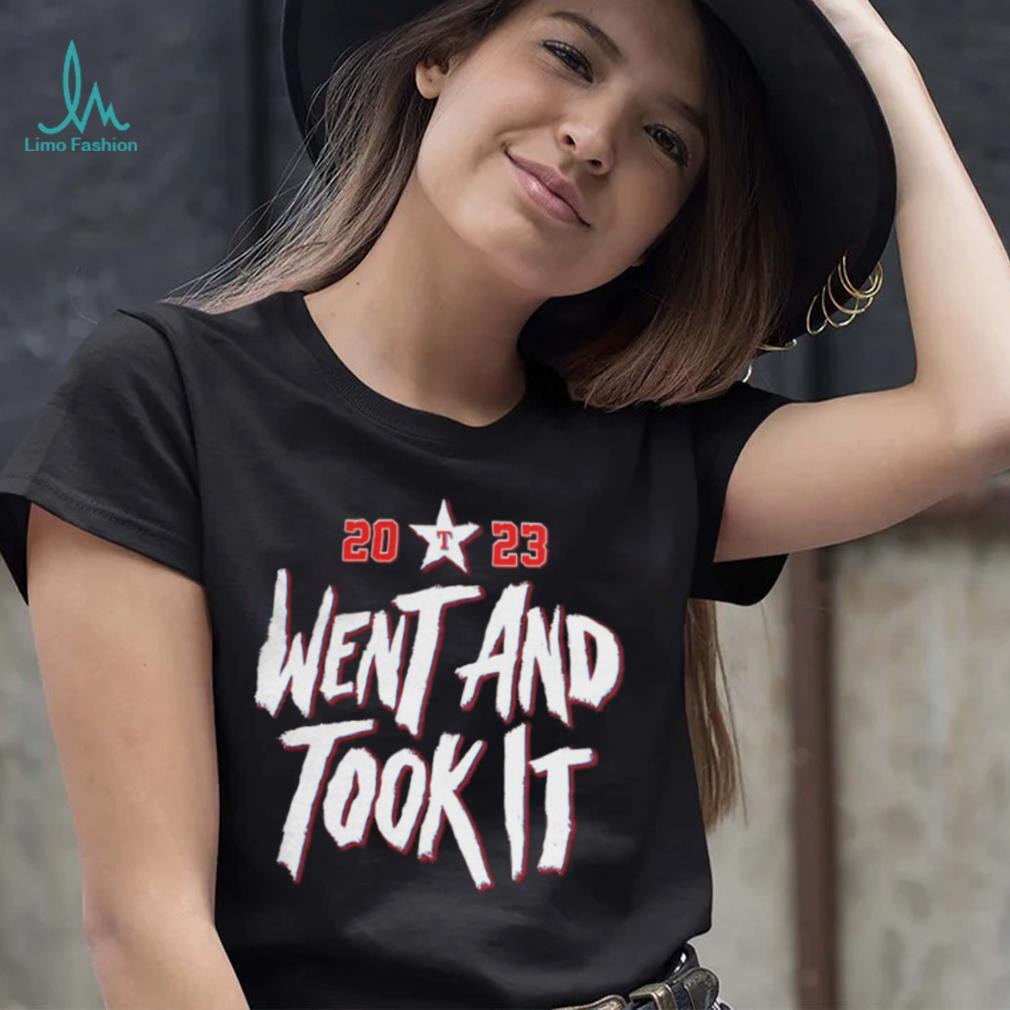 NEW 2023 Texas Rangers Went And Took It Unisex T Shirt NEW 2023 Texas Rangers Went And Took It Unisex T Shirt