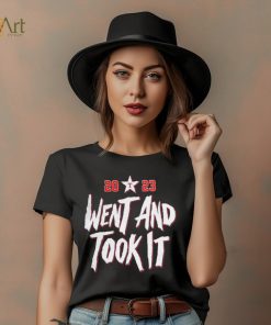 NEW 2023 Texas Rangers Went And Took It Unisex T Shirt