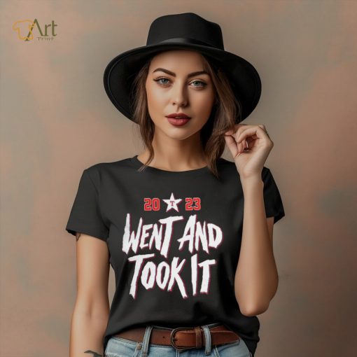 NEW 2023 Texas Rangers Went And Took It Unisex T Shirt