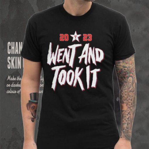 NEW 2023 Texas Rangers Went And Took It Unisex T Shirt