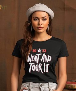 NEW 2023 Texas Rangers Went And Took It Unisex T Shirt