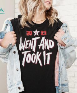 NEW 2023 Texas Rangers Went And Took It Unisex T Shirt