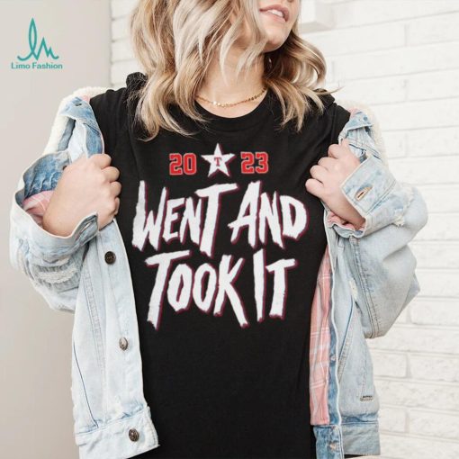 NEW 2023 Texas Rangers Went And Took It Unisex T Shirt