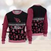 NFL Baltimore Ravens Christmas Reindeer V2 Sport Christmas Ugly Sweater 3D