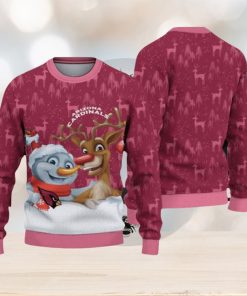 NFL Arizona Cardinals Christmas Reindeer Sport Christmas Ugly Sweater 3D