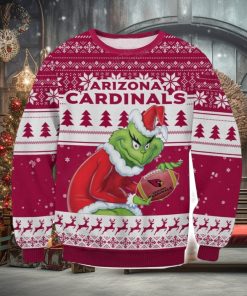 NFL Arizona Cardinals Grinch AOP Ugly Christmas Sweater Christmas Gift For Men And Women