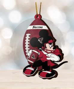 NFL Atlanta Falcons Mickey Mouse Christmas Ornament