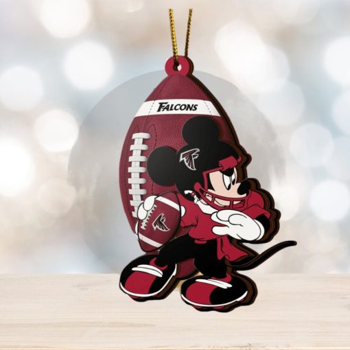 NFL Atlanta Falcons Mickey Mouse Christmas Ornament