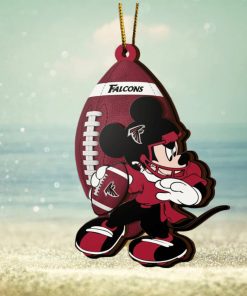 NFL Atlanta Falcons Mickey Mouse Christmas Ornament