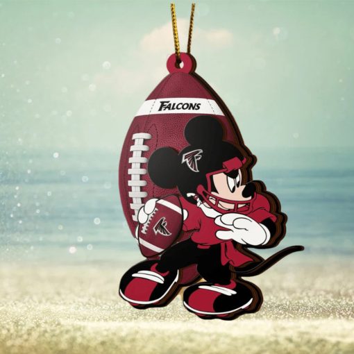 NFL Atlanta Falcons Mickey Mouse Christmas Ornament