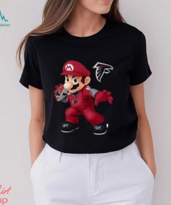 NFL Atlanta Falcons T Shirt Print Mario Nfl Tshirt Mario For Fans