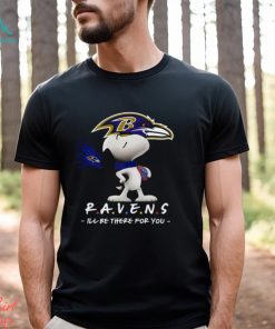 NFL Baltimore Ravens T Shirt Snoopy I’ll Be There For You