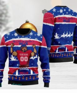 NFL Buffalo Bills All I Need For Christmas Ugly Sweater Custom Number And Name