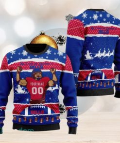 NFL Buffalo Bills All I Need For Christmas Ugly Sweater Custom Number And Name