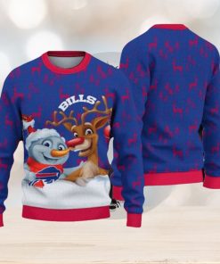 NFL Buffalo Bills Christmas Reindeer Sport Christmas Ugly Sweater 3D