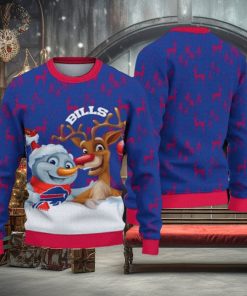 NFL Buffalo Bills Christmas Reindeer Sport Christmas Ugly Sweater 3D