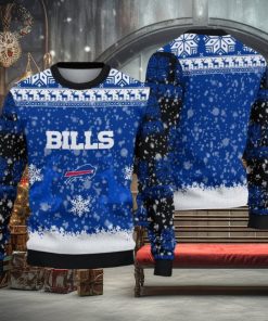 NFL Buffalo Bills Christmas Reindeer V2 Sport Christmas Ugly Sweater 3D