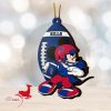 Hockey Lover Personalized Suncatcher Ornament