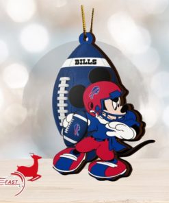 NFL Buffalo Bills Mickey Mouse Christmas Ornament 2023 Christmas Tree Decorations