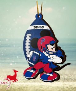 NFL Buffalo Bills Mickey Mouse Christmas Ornament 2023 Christmas Tree Decorations