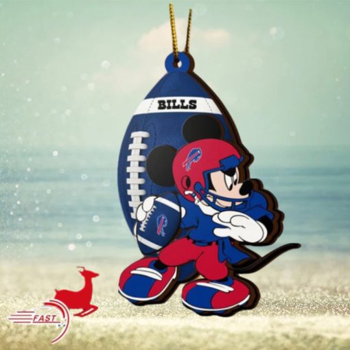 NFL Buffalo Bills Mickey Mouse Christmas Ornament 2023 Christmas Tree Decorations