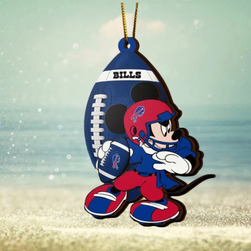 NFL Buffalo Bills Mickey Mouse Christmas Ornament