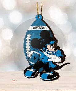 NFL Carolina Panthers Mickey Mouse Christmas Ornament 2023 Christmas Tree Decorations