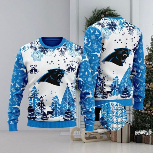 NFL Carolina Panthers Special Christmas Ugly Sweater Design