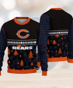 NFL Chicago Bears Christmas Pattern V2 Sport Christmas Ugly Sweater 3D