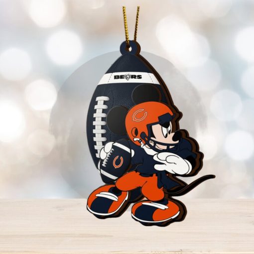 NFL Chicago Bears Mickey Mouse Christmas Ornament