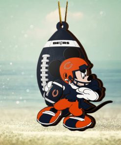 NFL Chicago Bears Mickey Mouse Christmas Ornament