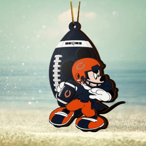 NFL Chicago Bears Mickey Mouse Christmas Ornament