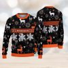 Ghostbusters Logo Christmas And Snowflakes 2023 Ugly Christmas Sweater